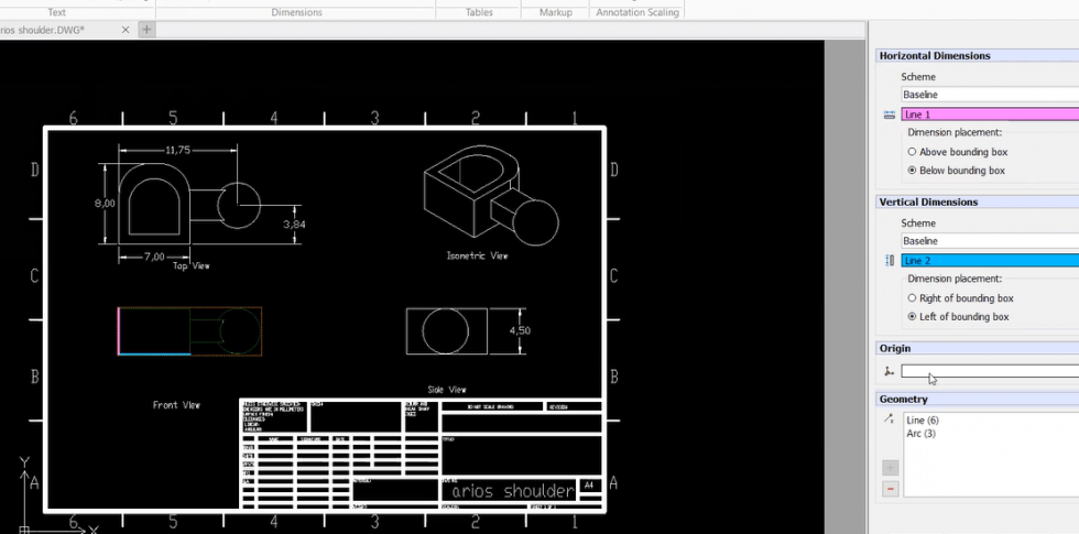 Basic of DRAFTSIGHT: Dimension tools & Layer properties | IME ...