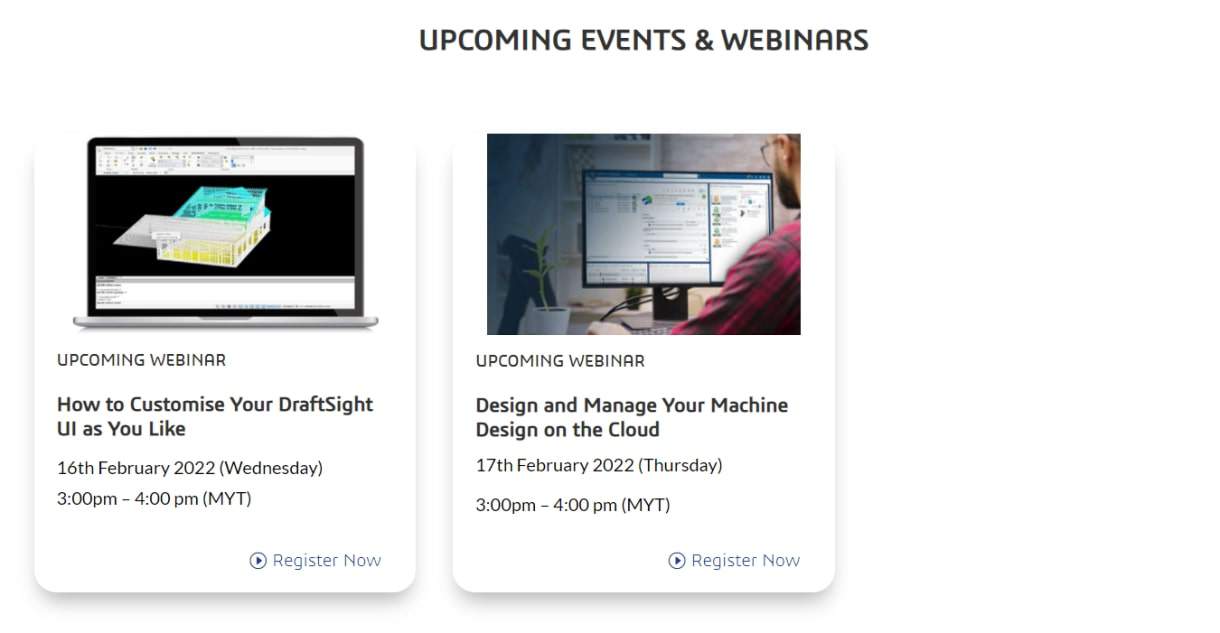 IME upcoming events and webinar