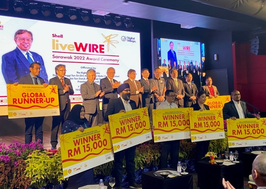 Congratulations to 5 Sarawakian Enterprises that won State-Level Shell LiveWIRE 2022!